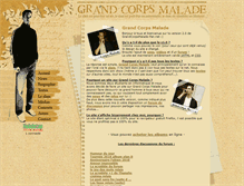 Tablet Screenshot of grandcorpsmalade-fan.net